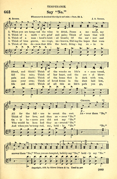 The Brethren Hymnal: A Collection of Psalms, Hymns and Spiritual Songs suited for Song Service in Christian Worship, for Church Service, Social Meetings and Sunday Schools page 407