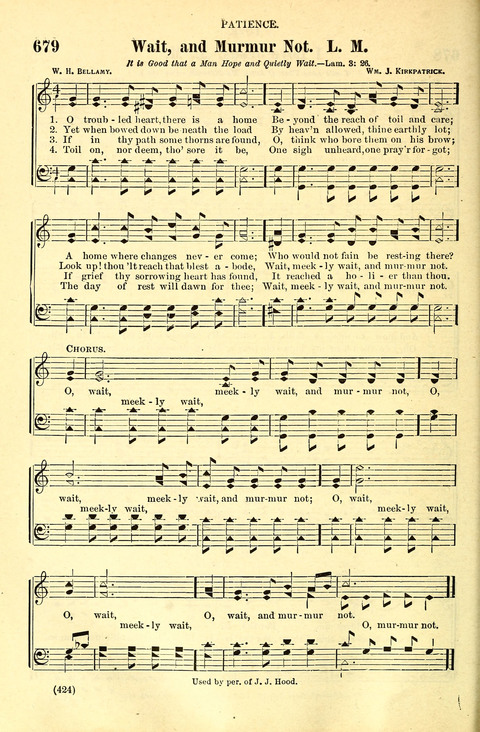 The Brethren Hymnal: A Collection of Psalms, Hymns and Spiritual Songs suited for Song Service in Christian Worship, for Church Service, Social Meetings and Sunday Schools page 422