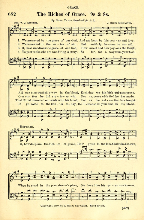 The Brethren Hymnal: A Collection of Psalms, Hymns and Spiritual Songs suited for Song Service in Christian Worship, for Church Service, Social Meetings and Sunday Schools page 425