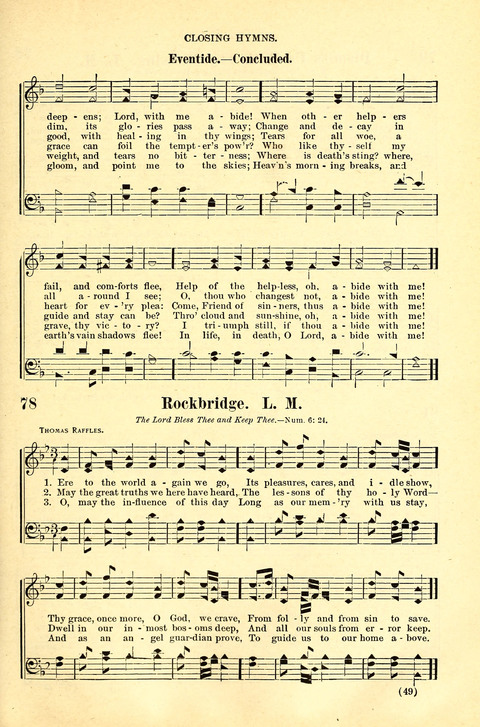 The Brethren Hymnal: A Collection of Psalms, Hymns and Spiritual Songs suited for Song Service in Christian Worship, for Church Service, Social Meetings and Sunday Schools page 45