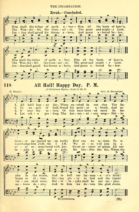The Brethren Hymnal: A Collection of Psalms, Hymns and Spiritual Songs suited for Song Service in Christian Worship, for Church Service, Social Meetings and Sunday Schools page 67