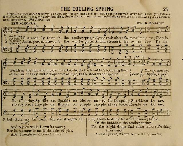 Temperance Chimes: comprising a great variety of new music, glees, songs, and hymns, designed for the use of temperance meeting and organizations, glee clubs, bands of hope, and the home circle page 25
