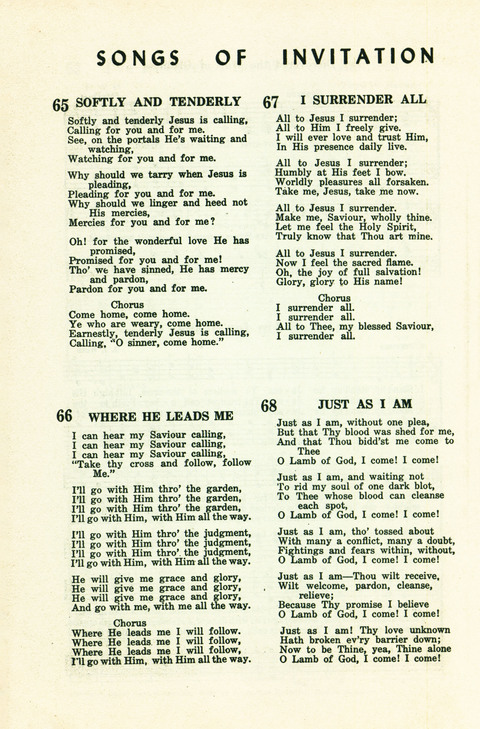 20th Century Gospel Songs page 58
