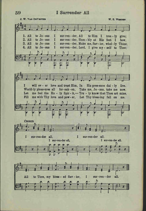 20th Century Gospel Songs: Youthspiration Packet Hymnal page 57