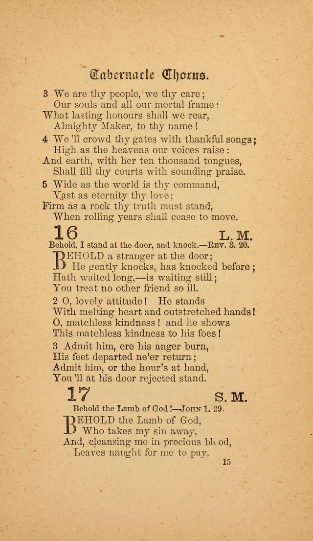 The Tabernacle Chorus (Trinity ed.) page 15