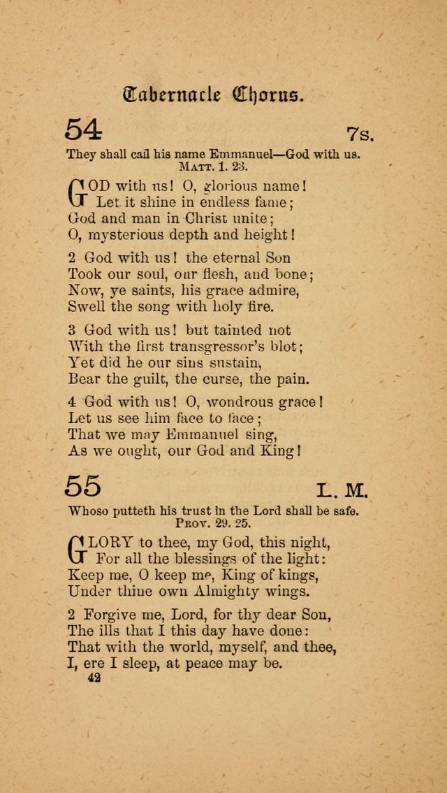 The Tabernacle Chorus (Trinity ed.) page 42