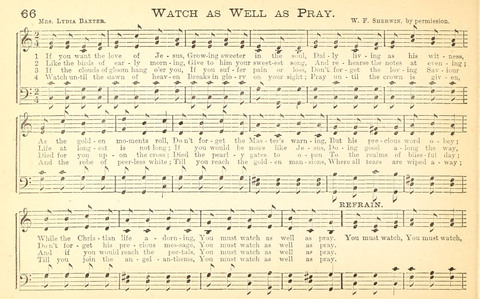 Temperance and Gospel Songs: for the use of Temperance Clubs and Gospel Temperance Meetings page 66