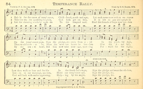 Temperance and Gospel Songs: for the use of Temperance Clubs and Gospel Temperance Meetings page 84