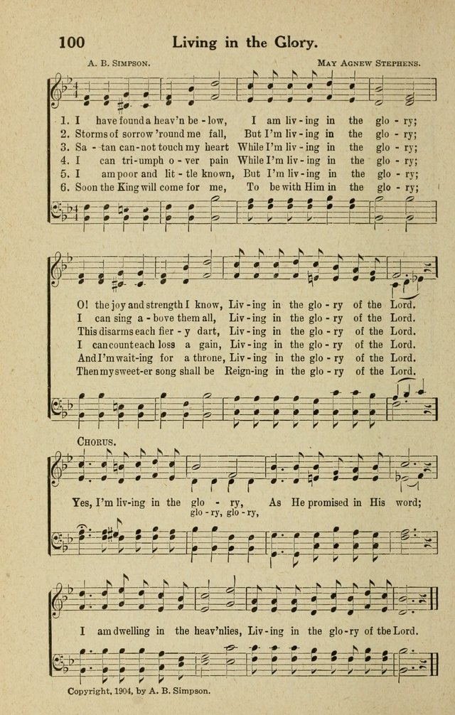 The Tabernacle Hymns page 100