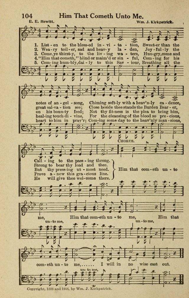 The Tabernacle Hymns page 104