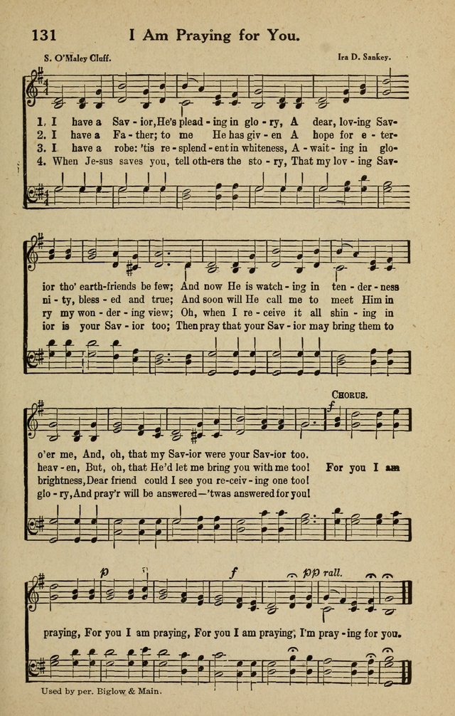 The Tabernacle Hymns page 131