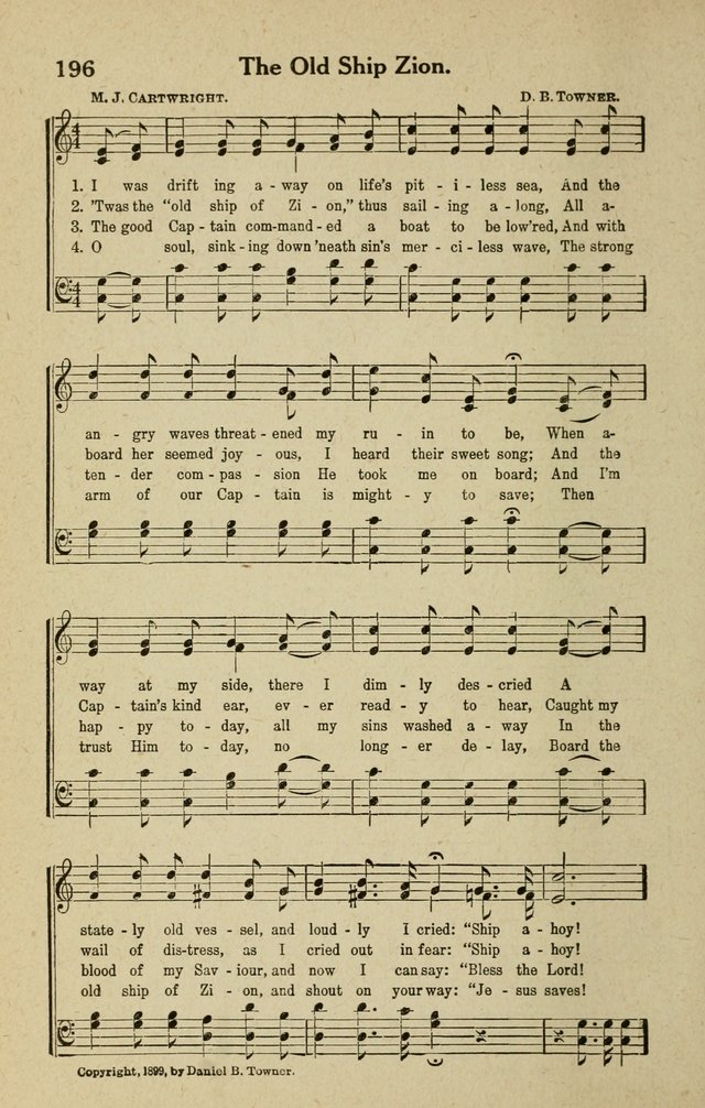 The Tabernacle Hymns page 196