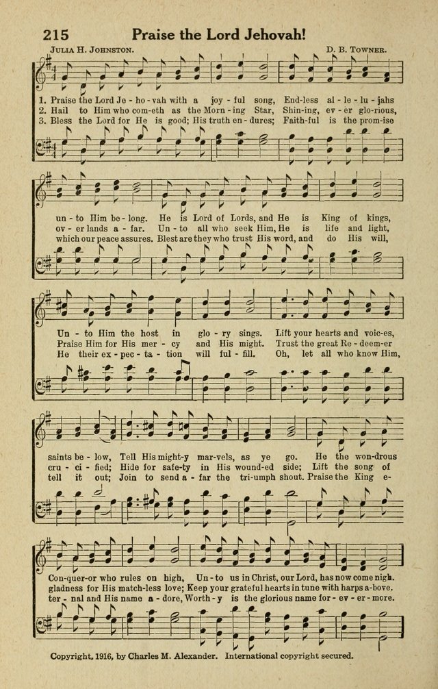 The Tabernacle Hymns page 224