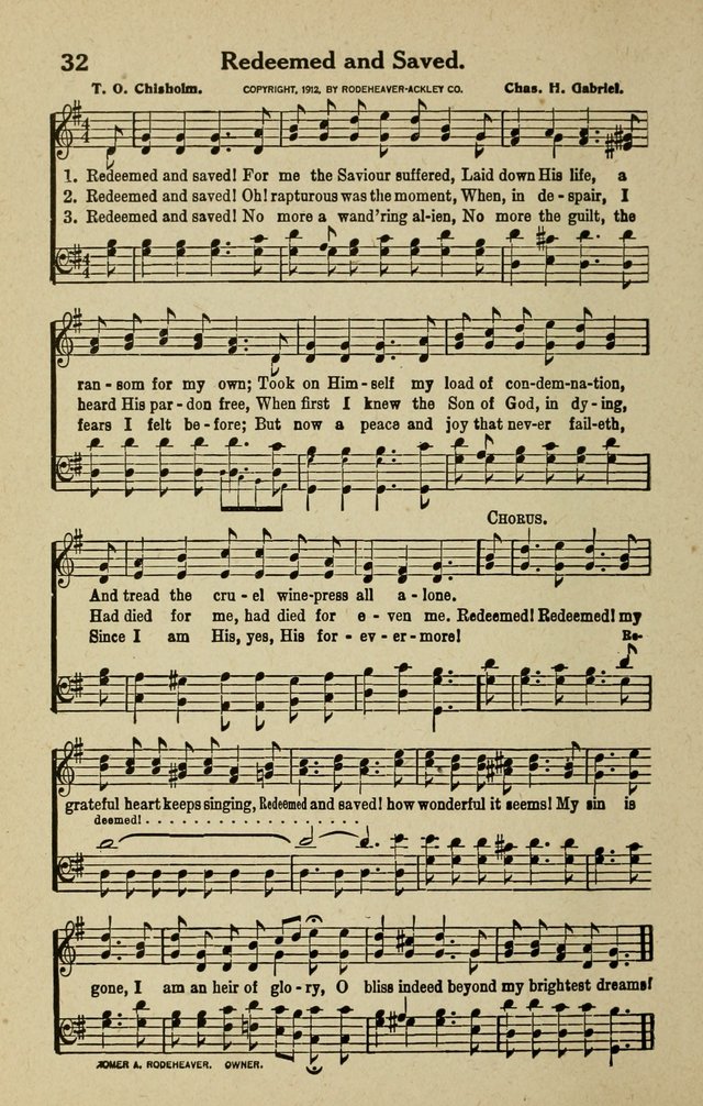 The Tabernacle Hymns page 32