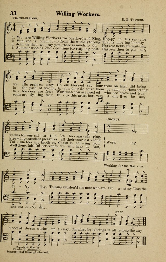 The Tabernacle Hymns page 33