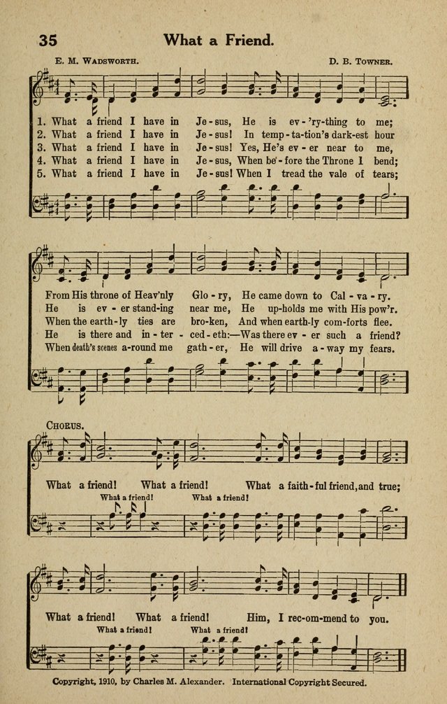 The Tabernacle Hymns page 35