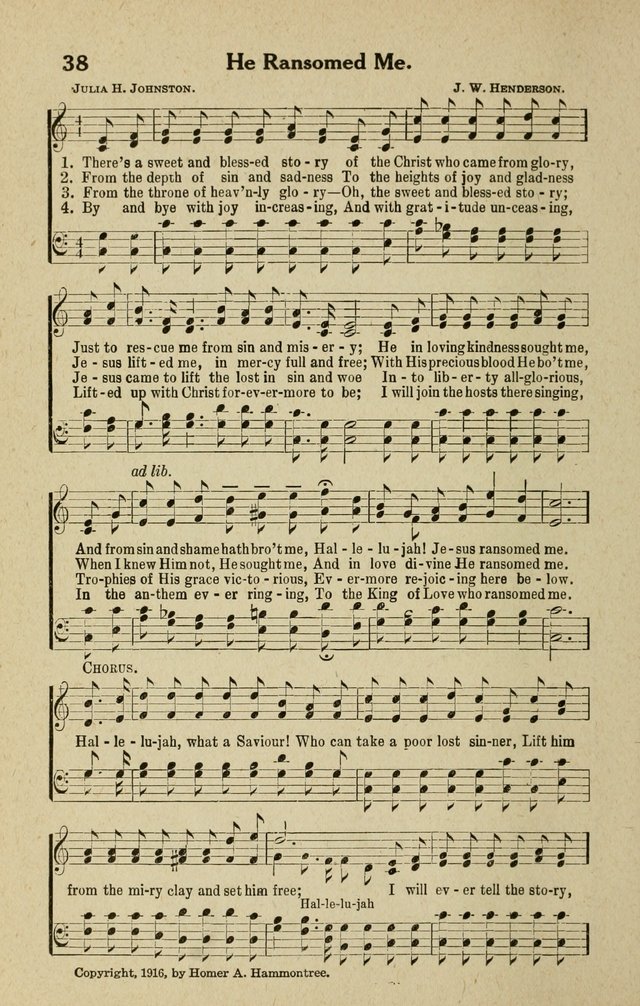 The Tabernacle Hymns page 38