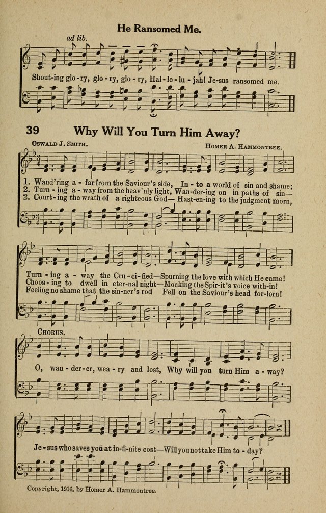 The Tabernacle Hymns page 39