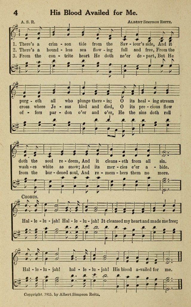 The Tabernacle Hymns page 4