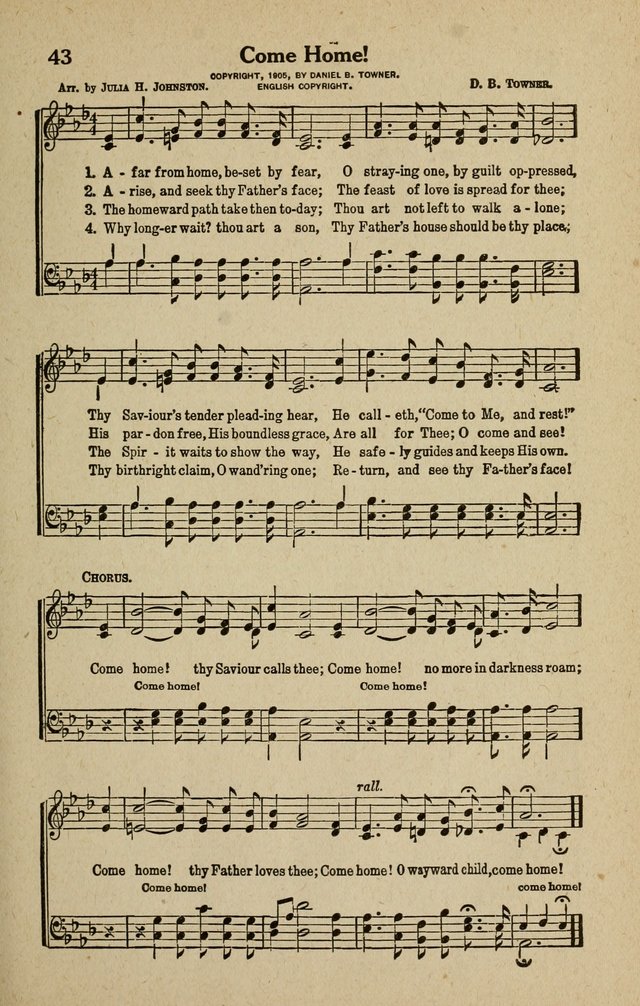 The Tabernacle Hymns page 43