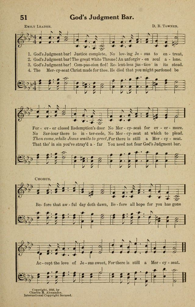 The Tabernacle Hymns page 51