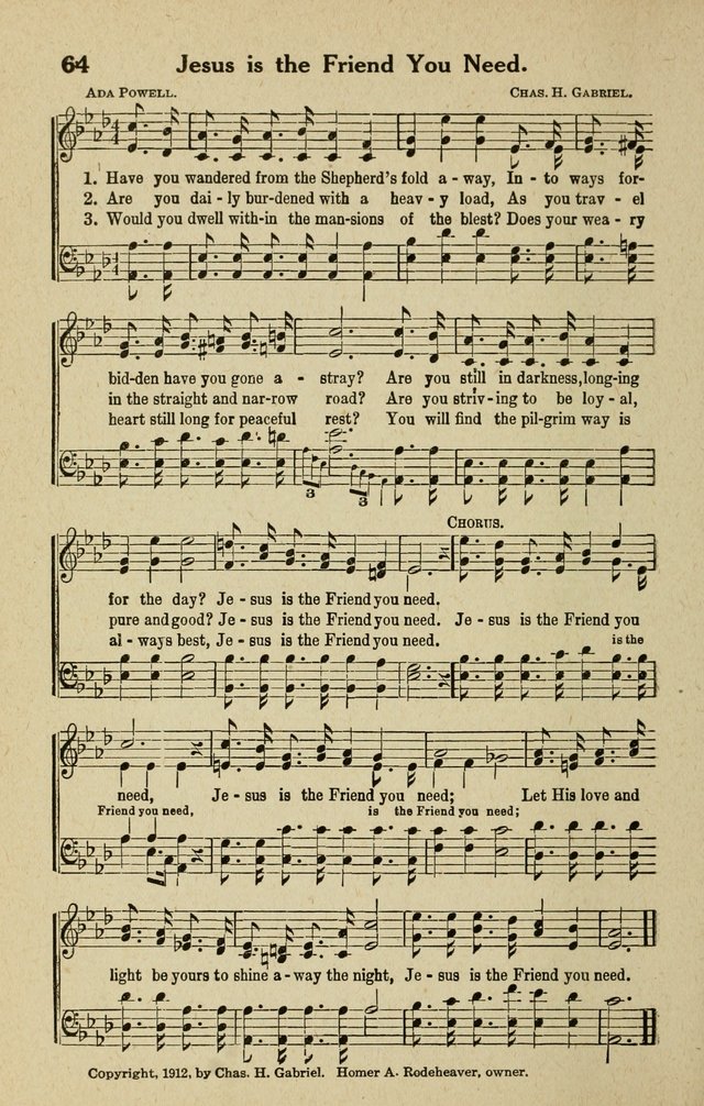 The Tabernacle Hymns page 64