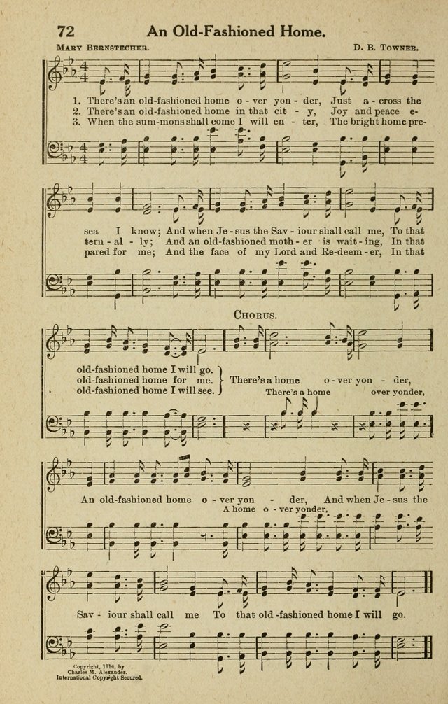 The Tabernacle Hymns page 72