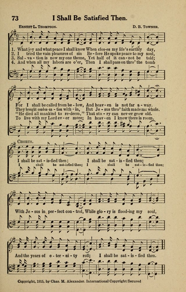 The Tabernacle Hymns page 73