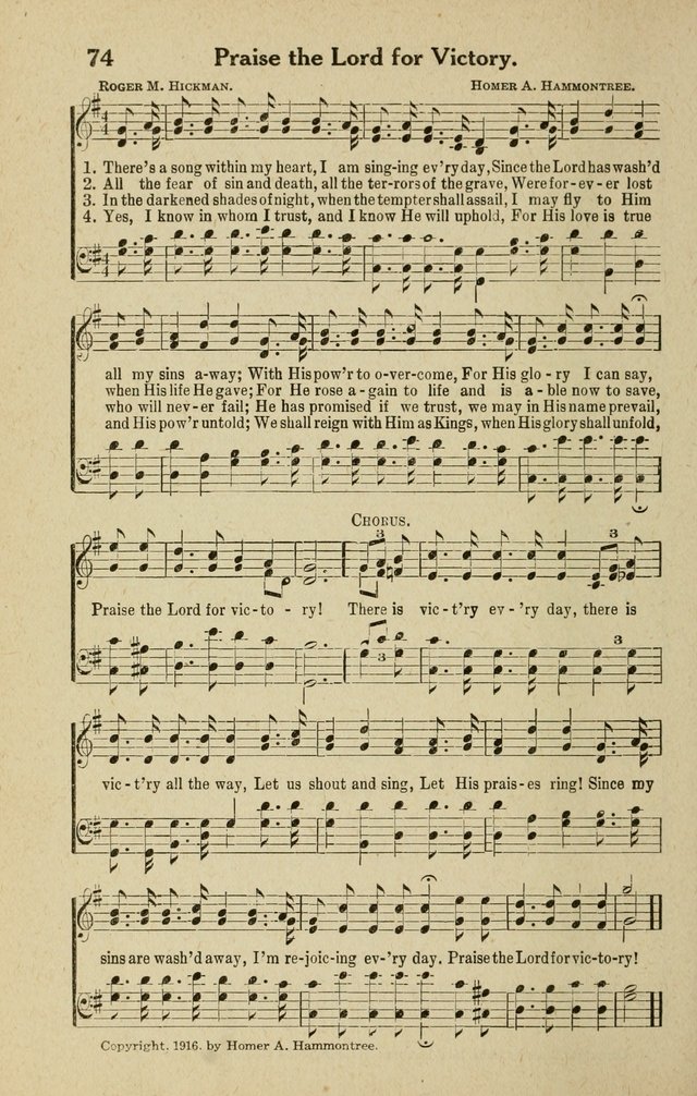The Tabernacle Hymns page 74