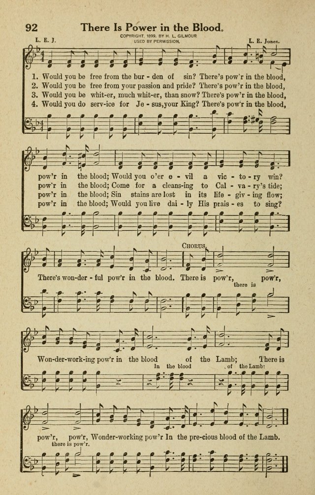 The Tabernacle Hymns page 92