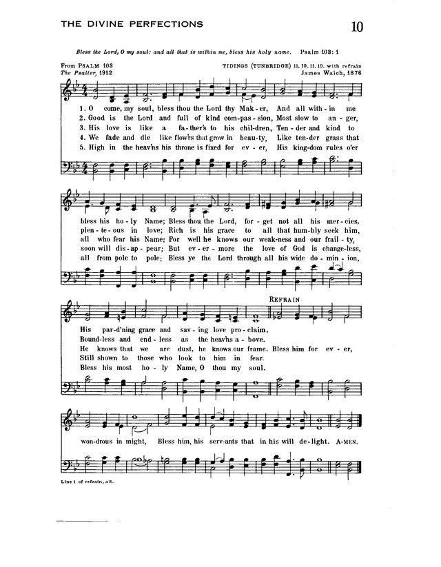 Trinity Hymnal page 9