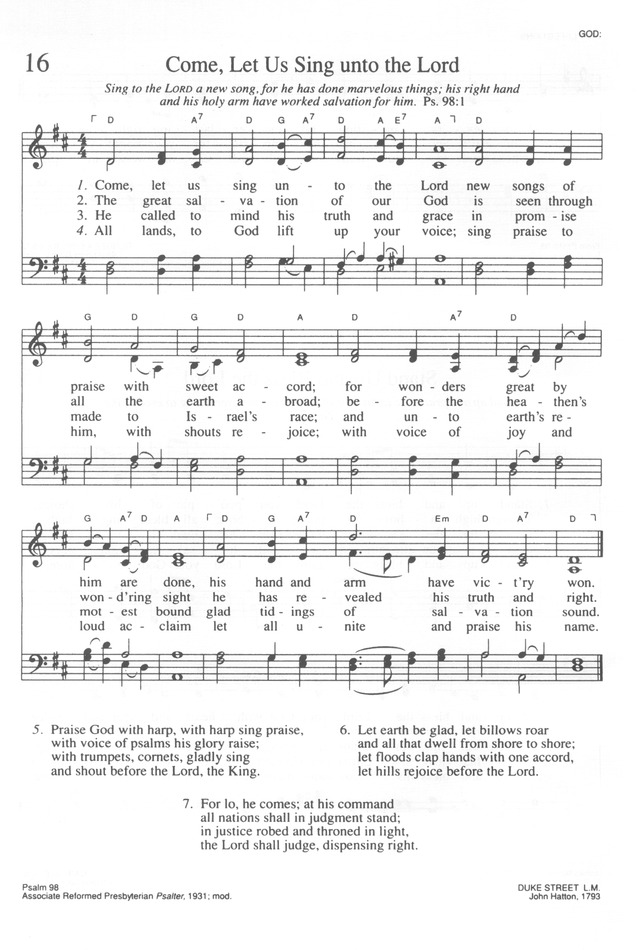 Trinity Hymnal (Rev. ed.) page 16