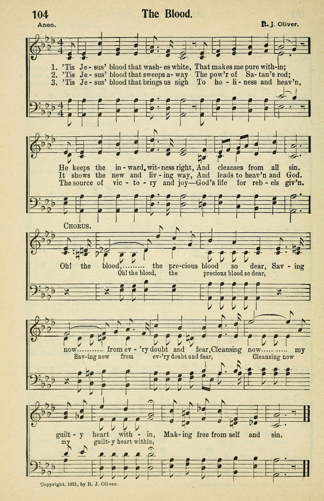 Tabernacle Hymns: No. 2 page 104