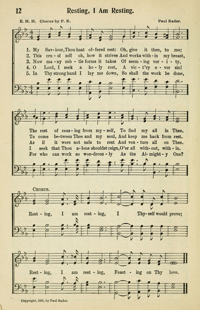 Tabernacle Hymns: No. 2 page 12