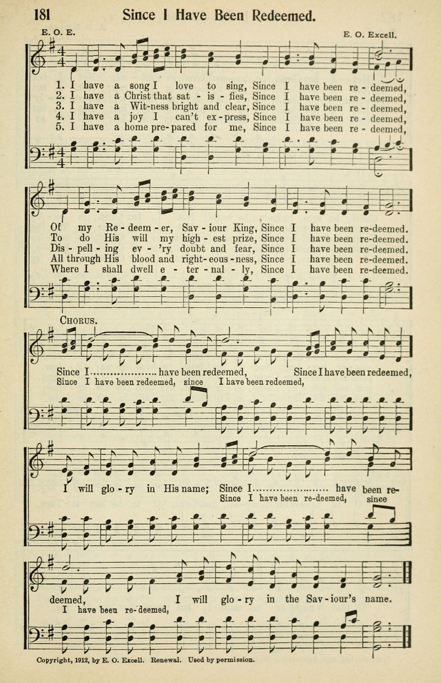 Tabernacle Hymns: No. 2 page 181