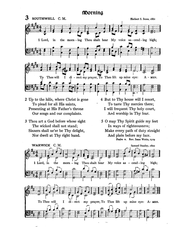 The Hymnal : published in 1895 and revised in 1911 by authority of the General Assembly of the Presbyterian Church in the United States of America : with the supplement of 1917 page 10
