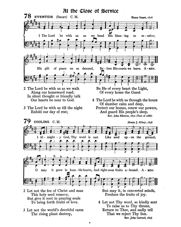 The Hymnal : published in 1895 and revised in 1911 by authority of the General Assembly of the Presbyterian Church in the United States of America : with the supplement of 1917 page 119