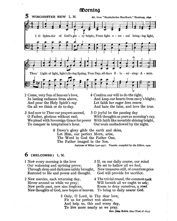 The Hymnal : published in 1895 and revised in 1911 by authority of the General Assembly of the Presbyterian Church in the United States of America : with the supplement of 1917 page 15