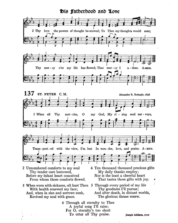 The Hymnal : published in 1895 and revised in 1911 by authority of the General Assembly of the Presbyterian Church in the United States of America : with the supplement of 1917 page 192