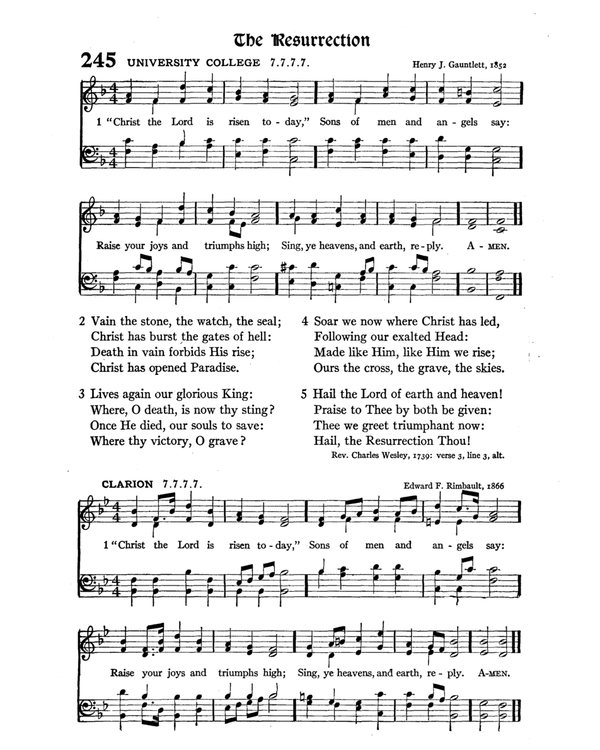 The Hymnal : published in 1895 and revised in 1911 by authority of the General Assembly of the Presbyterian Church in the United States of America : with the supplement of 1917 page 337
