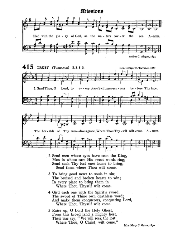 The Hymnal : published in 1895 and revised in 1911 by authority of the General Assembly of the Presbyterian Church in the United States of America : with the supplement of 1917 page 551