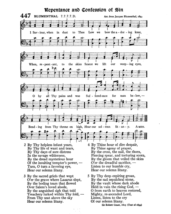 The Hymnal : published in 1895 and revised in 1911 by authority of the General Assembly of the Presbyterian Church in the United States of America : with the supplement of 1917 page 592