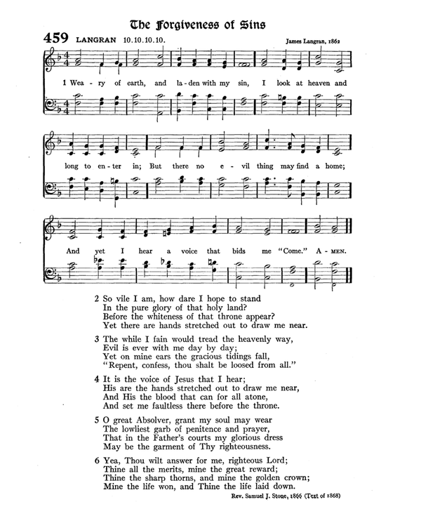 The Hymnal : published in 1895 and revised in 1911 by authority of the General Assembly of the Presbyterian Church in the United States of America : with the supplement of 1917 page 607