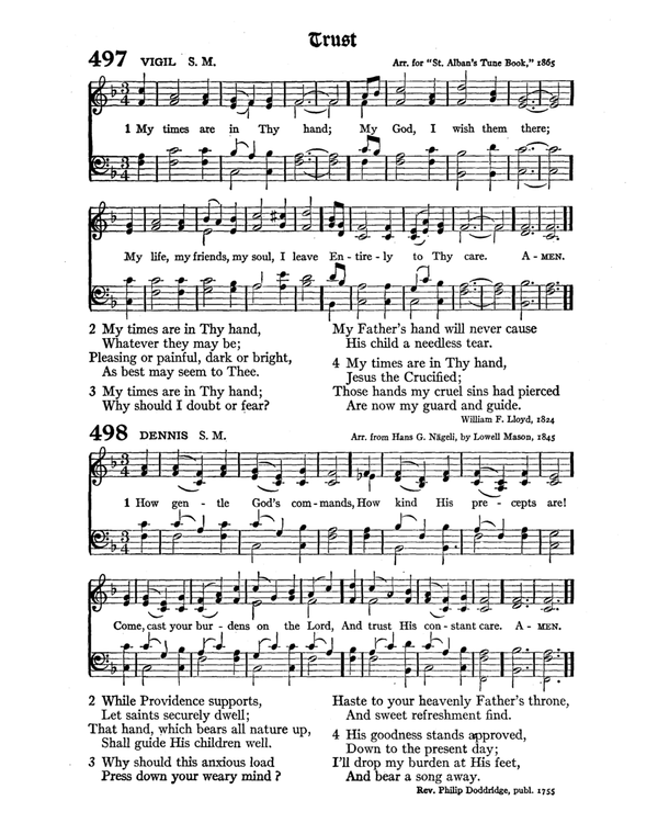 The Hymnal : published in 1895 and revised in 1911 by authority of the General Assembly of the Presbyterian Church in the United States of America : with the supplement of 1917 page 658