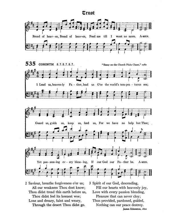 The Hymnal : published in 1895 and revised in 1911 by authority of the General Assembly of the Presbyterian Church in the United States of America : with the supplement of 1917 page 705