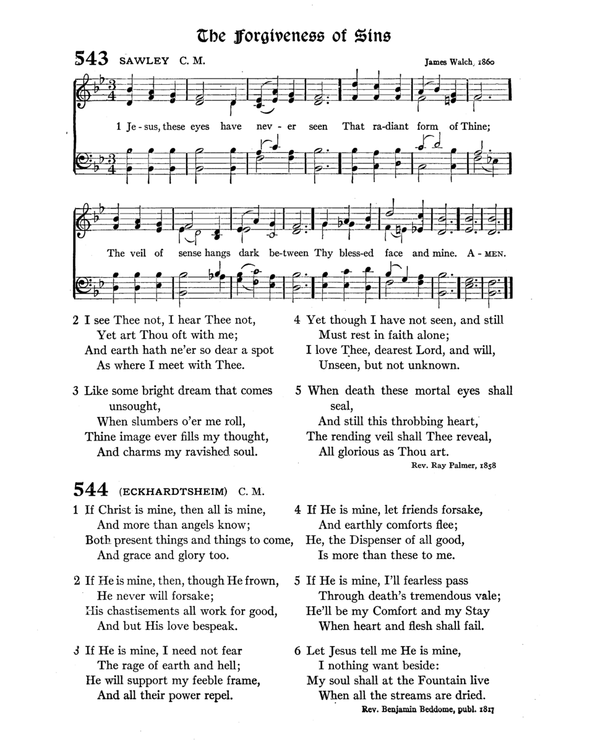 The Hymnal : published in 1895 and revised in 1911 by authority of the General Assembly of the Presbyterian Church in the United States of America : with the supplement of 1917 page 714