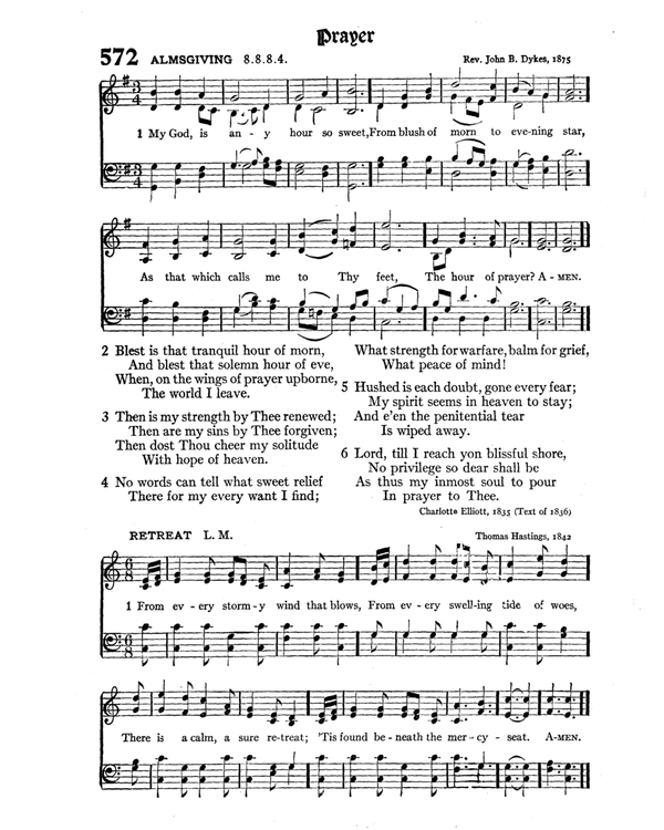 The Hymnal : published in 1895 and revised in 1911 by authority of the General Assembly of the Presbyterian Church in the United States of America : with the supplement of 1917 page 752