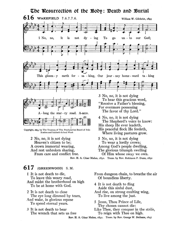 The Hymnal : published in 1895 and revised in 1911 by authority of the General Assembly of the Presbyterian Church in the United States of America : with the supplement of 1917 page 810