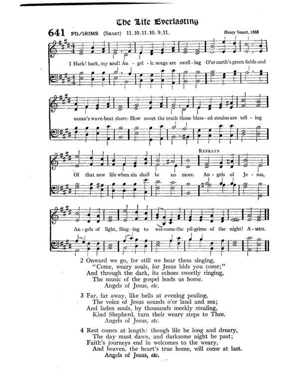 The Hymnal : published in 1895 and revised in 1911 by authority of the General Assembly of the Presbyterian Church in the United States of America : with the supplement of 1917 page 841