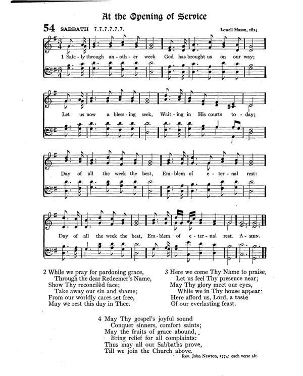 The Hymnal : published in 1895 and revised in 1911 by authority of the General Assembly of the Presbyterian Church in the United States of America : with the supplement of 1917 page 85